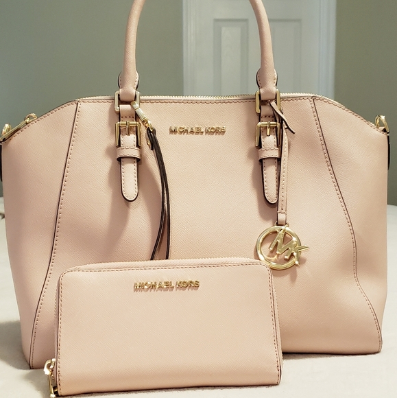 Michael Kors Ciara Large TZ & matching wallet set - Picture 1 of 1
